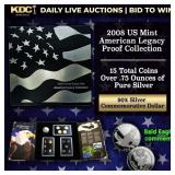 2008 U.S. Mint American Legacy Collection Set 15 C