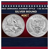 2023 Germania Journey Style - 1 oz Silver Round Ro