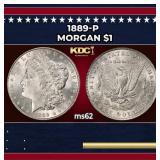 1889-p Morgan Dollar $1 Grades Select Unc