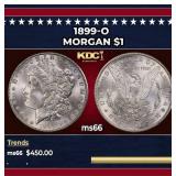 1899-o Morgan Dollar $1 Grades GEM+ Unc