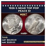 1926-s Peace Dollar Near Top Pop $1 ms66+ SEGS
