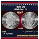 1878-cc Morgan Dollar $1 ms65 SEGS