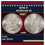 1879-p Morgan Dollar $1 Grades Choice Unc