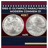 1995-d Olympics Paralympics Modern Commem Dollar $