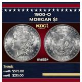 1900-o Morgan Dollar $1 Grades GEM+ Unc