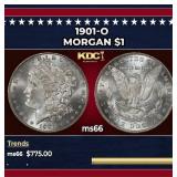 1901-o Morgan Dollar $1 Grades GEM+ Unc