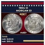 1904-o Morgan Dollar $1 Grades GEM+ Unc