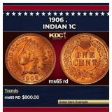 1906 Indian Cent . 1c Grades GEM Unc RD