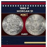 1889-p Morgan Dollar $1 Grades Select Unc