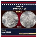 1884-p Morgan Dollar $1 Grades GEM Unc