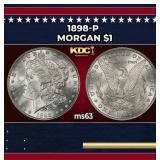 1898-p Morgan Dollar $1 Grades Select Unc