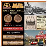 Lincoln Wheat Cent 1c Mixed Roll Orig Brandt McDon