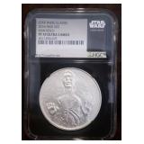 NGC NGC 2016 Star Wars Classic Han Solo 1oz Silver