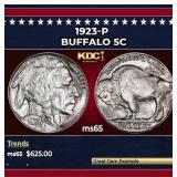 1923-p Buffalo Nickel 5c Grades GEM Unc