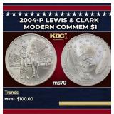 2004-P Lewis & Clark Modern Commem Dollar $1 ms70