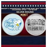 Snoopy & Woodstock "Welcome Baby Boy" Peanuts Colo
