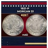 1921-p Morgan Dollar $1 Grades Select Unc
