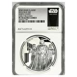 NGC 2016 Star Wars Classic Darth Vader $2 Niue 1oz