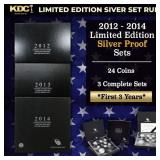 2012-2014 First 3 Years of Limited Edition Silver