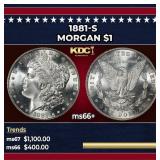 1881-s Morgan Dollar $1 ms66+ SEGS