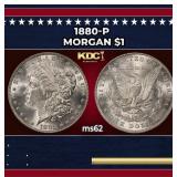1880-p Morgan Dollar $1 Grades Select Unc