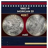 1882-p Morgan Dollar $1 Grades Select Unc