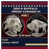 2001-P Buffalo Proof Modern Commem Dollar $1 pr70
