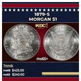 1879-s Morgan Dollar $1 Grades GEM+ Unc