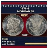 1878-s Morgan Dollar $1 Grades GEM+ Unc