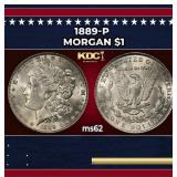 1889-p Morgan Dollar $1 Grades Select Unc