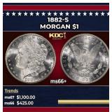 1882-s Morgan Dollar $1 ms66+ SEGS