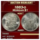1883-o Morgan Dollar $1 ms66+ SEGS