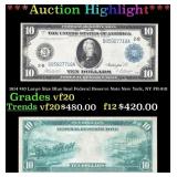 1914 $10 Large Size Blue Seal Federal Reserve Note