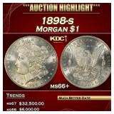 1898-s Morgan Dollar $1 ms66+ SEGS
