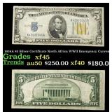 1934A $5 Silver Certificate North Africa WWII Emer