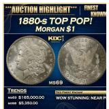 1880-s Morgan Dollar TOP POP! $1 ms69 SEGS