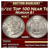 1900-o/cc Top 100 Morgan Dollar Near Top Pop $1 ms