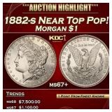 1882-s Morgan Dollar Near Top Pop! $1 ms67+ SEGS