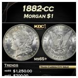 1882-cc Morgan Dollar $1 ms65+ SEGS