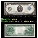 1914 $5 Large Size Blue Seal Federal Reserve Note