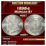 1898-s Morgan Dollar $1 ms65+ SEGS