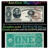 1890 $1 Treasury Note Edwin M Stanton Grades Selec