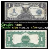 1899 $1 large size Silver Certificate "Black Eagle