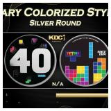 Tetris 40th Anniversary Colorized Style - 1 oz Sil