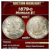 1879-o Morgan Dollar $1 ms65+ SEGS