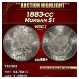 1883-cc Morgan Dollar $1 ms66+ SEGS