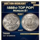 1888-o Morgan Dollar TOP POP! $1 ms67 SEGS