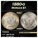 1880-o Morgan Dollar $1 Grades ms62+