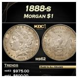 1888-s Morgan Dollar $1 Grades ms62