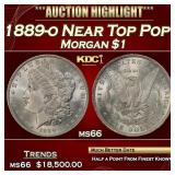 1889-o Morgan Dollar Near Top Pop! $1 ms66 SEGS